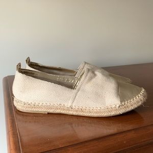 Zara Trafaluc Metallic Toe Slip-on Loafer